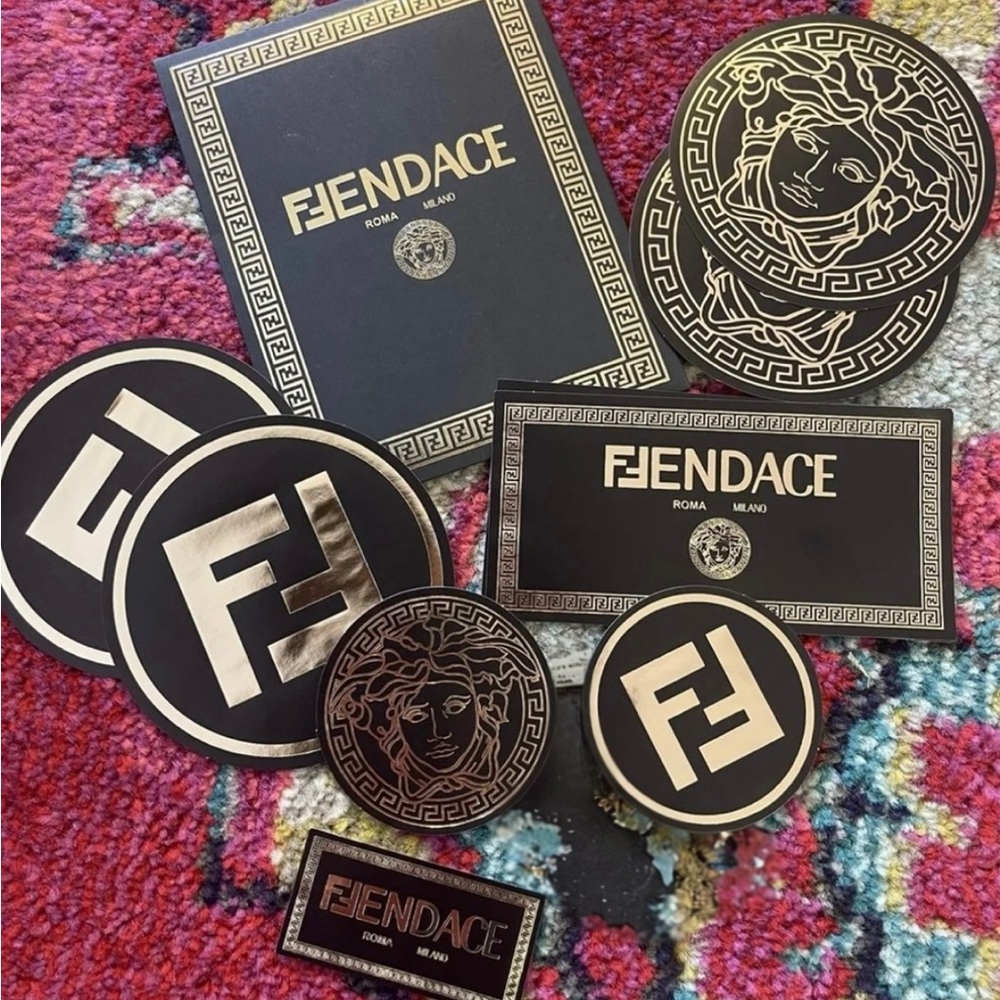 Fendace Fendi Versace Stickers